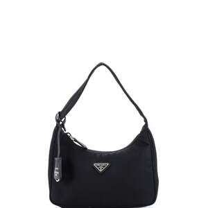 Prada Re-Edition Hobo Tessuto Mini #223439P11B